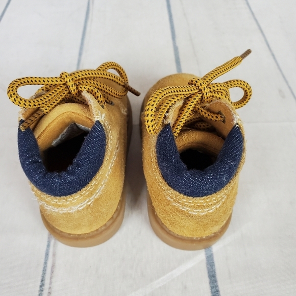 2/$25 Smartfit Toddler Suede Work Boots Tan Size 2 Unisex - Picture 7 of 13